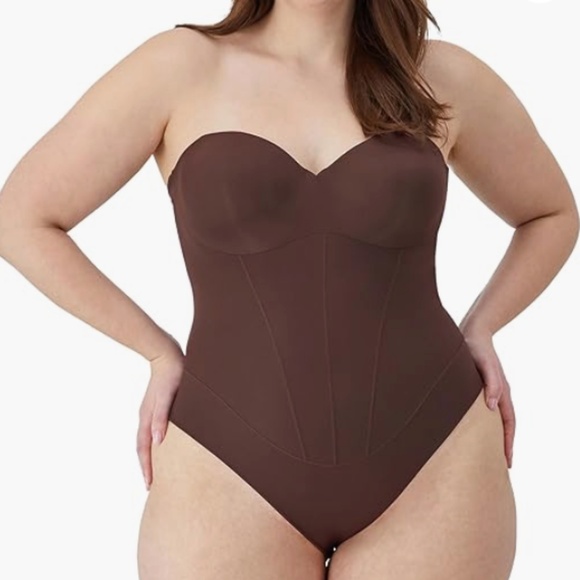 Maidenform Women's Tummy Shaping Thong Bodysuit, Multiway Size XL 6023 - Picture 1 of 2